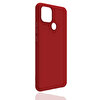 Gpack Realme C25 Renkli Korumalı Premier Mat Silikon Kırmızı Kılıf