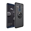 Teleplus Huawei Mate 10 Pro Ravel Yüzüklü Silikon Kılıf Siyah + Nano Ekran Koruyucu