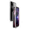 Gpack Apple iPhone 11 Pro Max Magnetic Cam 2-1 Arka Cam Gümüş Kılıf