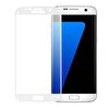 Gpack Samsung Galaxy S7 Full Kapatan Renkli Cam Beyaz