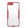 Teleplus iPhone 8 Plus Kılıf Parfe Bumper Silikon Kırmızı