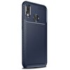 Gpack Samsung Galaxy M10s Negro Karbon Dizayn Silikon Lacivert Kılıf