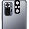 Gpack Xiaomi Redmi Note 10 Pro Kamera Lens Koruyucu Cam Siyah
