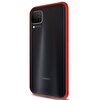 Smcase Huawei P40 Lite Kılıf Fri Mat Sert Kapak Kırmızı + Nano Ekran Koruyucu