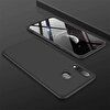 Teleplus Samsung Galaxy A70 Kılıf 360 Ays Zore Sert Rubber Kapak Siyah