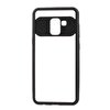 Teleplus  Samsung Galaxy J6 Buttom Renkli Kapak Kılıf Siyah