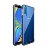 Smcase Samsung Galaxy A7 2018 Gard Ultra Sert Silikonlu Kılıf Şeffaf + Tam Kapatan Cam