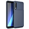 Teleplus Samsung Galaxy A7 2018 Ultra Koruma Negro Silikonlu Kılıf Lacivert