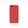 Gpack Apple iPhone 8 Kılıf Çizgili Trio Silikon Lux Koruma + Nano Glass Kırmızı Kılıf