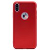 Gpack Apple iPhone XS Max Kılıf Premier Esnek Silikon + Nano Glass Kırmızı