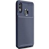 Gpack Huawei Honor 10 Lite Kılıf Negro Karbon Dizayn Silikon Lacivert