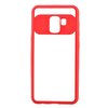 Teleplus Samsung Galaxy J2 Pro Button Silikonlu Kılıf Kırmızı