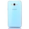 Gpack Samsung Galaxy J5 Kılıf 02 MM Silikon + Nano Glass Mavi