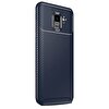Gpack Samsung Galaxy J6 Negro Dizayn Silikon Lacivert Kılıf