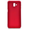 Gpack Samsung Galaxy J6 Plus Premier Silikon Kırmızı Kılıf