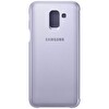 Samsung J6 2018 EF-WF600CVEGWW Kapaklı Mor Kılıf