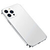 Teleplus iPhone 13 Pro Max  Bobo Kamera Korumalı Sert Tpu Silikon Gümüş Kılıf