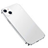 Teleplus iPhone 13 Bobo Kamera Korumalı Sert Tpu Silikon Gümüş Kılıf
