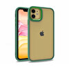 Teleplus iPhone 11 Renkli Bumper Hybrid Flora Silikon Yeşil Kılıf