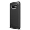Gpack Samsung Galaxy S10E Room Silikon Kılıf + Renkli Full Cam Siyah