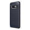 Gpack Samsung Galaxy S10E Room Silikon Kılıf + Renkli Full Cam Lacivert