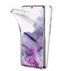 Gpack Samsung Galaxy M51 Ön Arka Şeffaf Silikon Koruma Renksiz Kılıf
