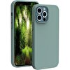 Teleplus iPhone 13 Pro Liquid Lansman Mara Silikon Yeşil Kılıf
