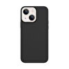 Teleplus iPhone 13 Kılıf Oley Soft Tpu İçi Süet Silikon Siyah + Tam Kapatan Ekran Koruyucu