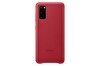 Samsung Galaxy S20 Deri Kırmızı Kılıf EF-VG980LREGWW