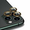 Teleplus Apple iPhone 11 Pro Max CL-02 Metal Altın Kamera Lens Koruyucu