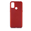 Gpack Alcatel 1S 2021 Renkli Korumalı Premier Mat Silikon Kırmızı Kılıf