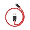 Tronsmart ATC5 Kevlar Örgülü USB Type-C Kırmızı Şarj Kablosu