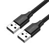 Ugreen USB To USB 25 CM Siyah Data Ve Şarj Kablosu