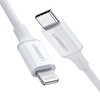Ugreen Type-C Lightning 2 Metre Beyaz Hızlı Şarj Kablosu