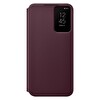 Samsung Galaxy S22 Plus Smart Clear View Bordo Kılıf EF-ZS906CEEGTR
