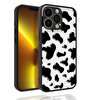 Teleplus iPhone 12 Pro Kamera Korumalı Desenli Nora Silikon Siyah Kılıf