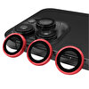 Gpack Apple iPhone 14 Pro Max Metal Tekli CL07 Kırmızı Kamera Lens Koruyucu