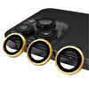 Gpack Apple iPhone 14 Pro Max Metal Tekli CL07 Gold Kamera Lens Koruyucu