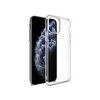 Teleplus iPhone 14 Kılıf Mika Kristal Sert Silikon Şeffaf + Tam Kapatan Ekran Koruyucu