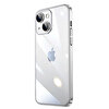 Teleplus iPhone 14 Tareks Rixos Sert Kapak Gümüş Kılıf