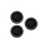 Gpack Apple iPhone 14 Pro Max Taşlı Metal Tekli CL06 Siyah Kamera Lens Koruyucu