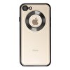 Teleplus Apple iPhone 7 Kamera Korumalı Omega Slote Lazer Silikon Siyah Kılıf