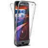 Teleplus Samsung Galaxy J6 360 Ön Arka Silikon Şeffaf Kılıf