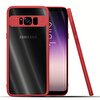 Teleplus Samsung Galaxy S8 Plus Kamera Koruma Silikon Kırmızı Kılıf