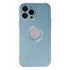 Teleplus iPhone 12 Pro Vamos Kamera Korumalı Slim Silikon Mavi Kılıf