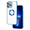 Teleplus iPhone 12 Pro Kamera Korumalı Omega Lazer Silikon Lacivert Kılıf