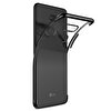 Gpack LG K50s Colored Silikon Yumuşak Siyah Kılıf