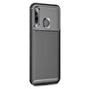 Gpack Huawei Honor 20 Lite Negro Karbon Dizayn Silikon Siyah Kılıf