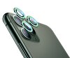 Eiroo iPhone 11 Pro Max Neon Yeşil Kamera Lens Koruyucu