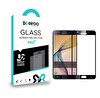 Eiroo Samsung Galaxy J7 Prime / J7 Prime 2 Tempered Glass Siyah Full Cam Ekran Koruyucu